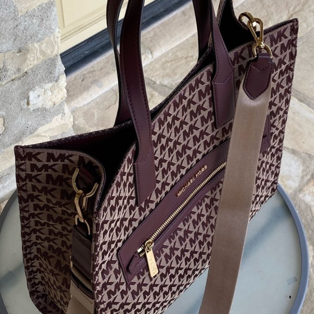NWT Michael Kors kenly signature handbag - Picture 2 of 7